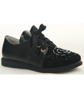 Туфли детские Flois-kids, синт.кожа, цвет черный, р-р 27-32 FL-M0650 TD 